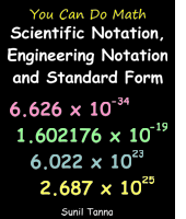 You Can Do Math: Scientific Notation, Engineering Notation and Standard Form